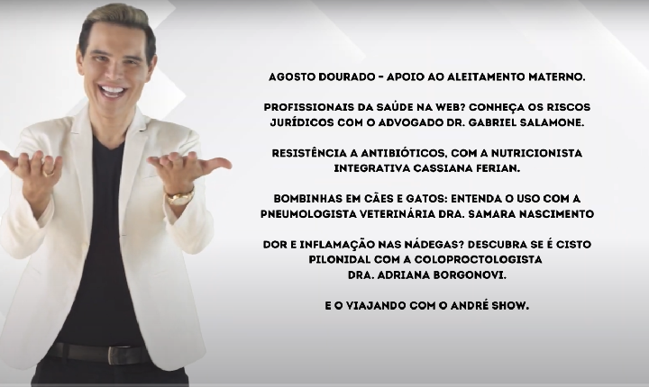 Assista agora ao Programa André Show exibido em 08/08/2026