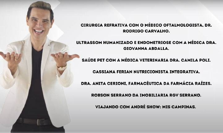 Assista agora ao Programa André Show exibido em 09/05/2026