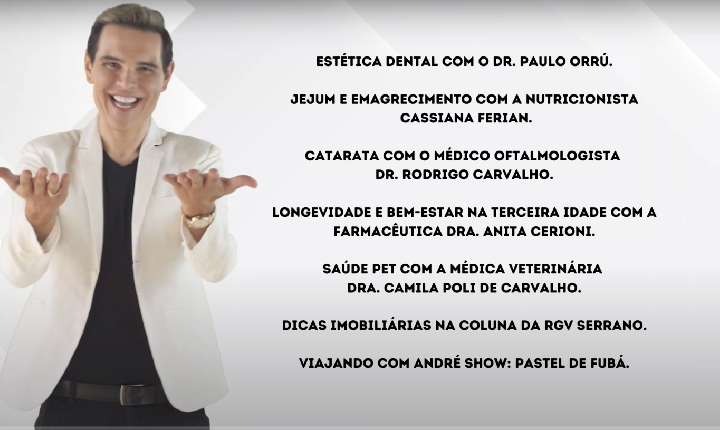 Assista agora ao Programa André Show exibido em 23/05/2026