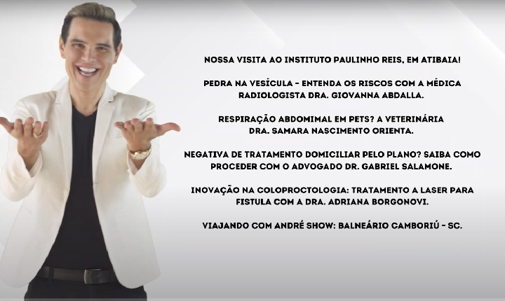 Assista agora ao Programa André Show exibido em 25/07/2026