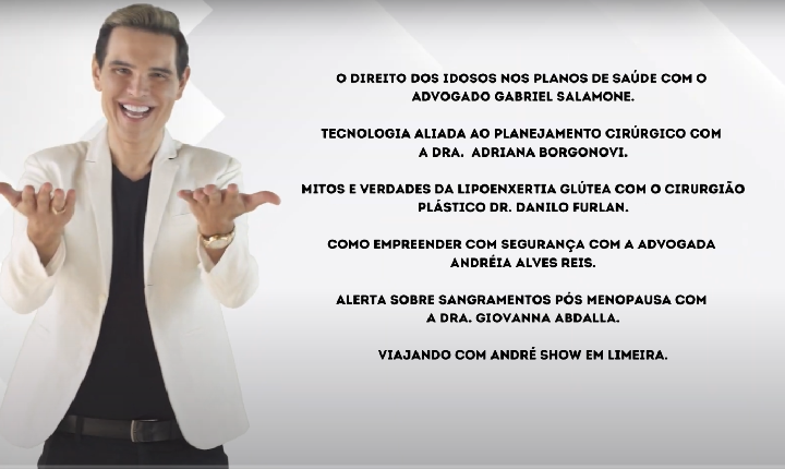 Assista agora ao Programa André Show exibido em 27/06/2026