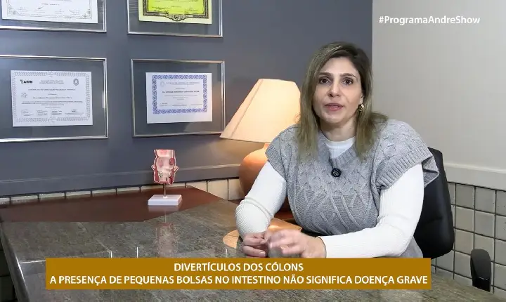 DIVERTÍCULOS DOS CÓLONS - A PRESENÇA DE PEQUENAS BOLSAS NO INTESTINO NÃO SIGNIFICA DOENÇA GRAVE