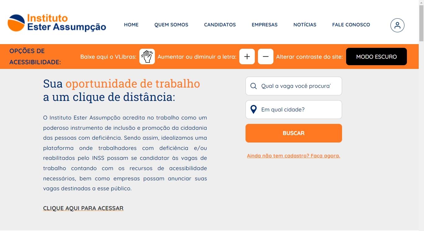 Final de ano chega com vagas de emprego para pessoas com deficiência