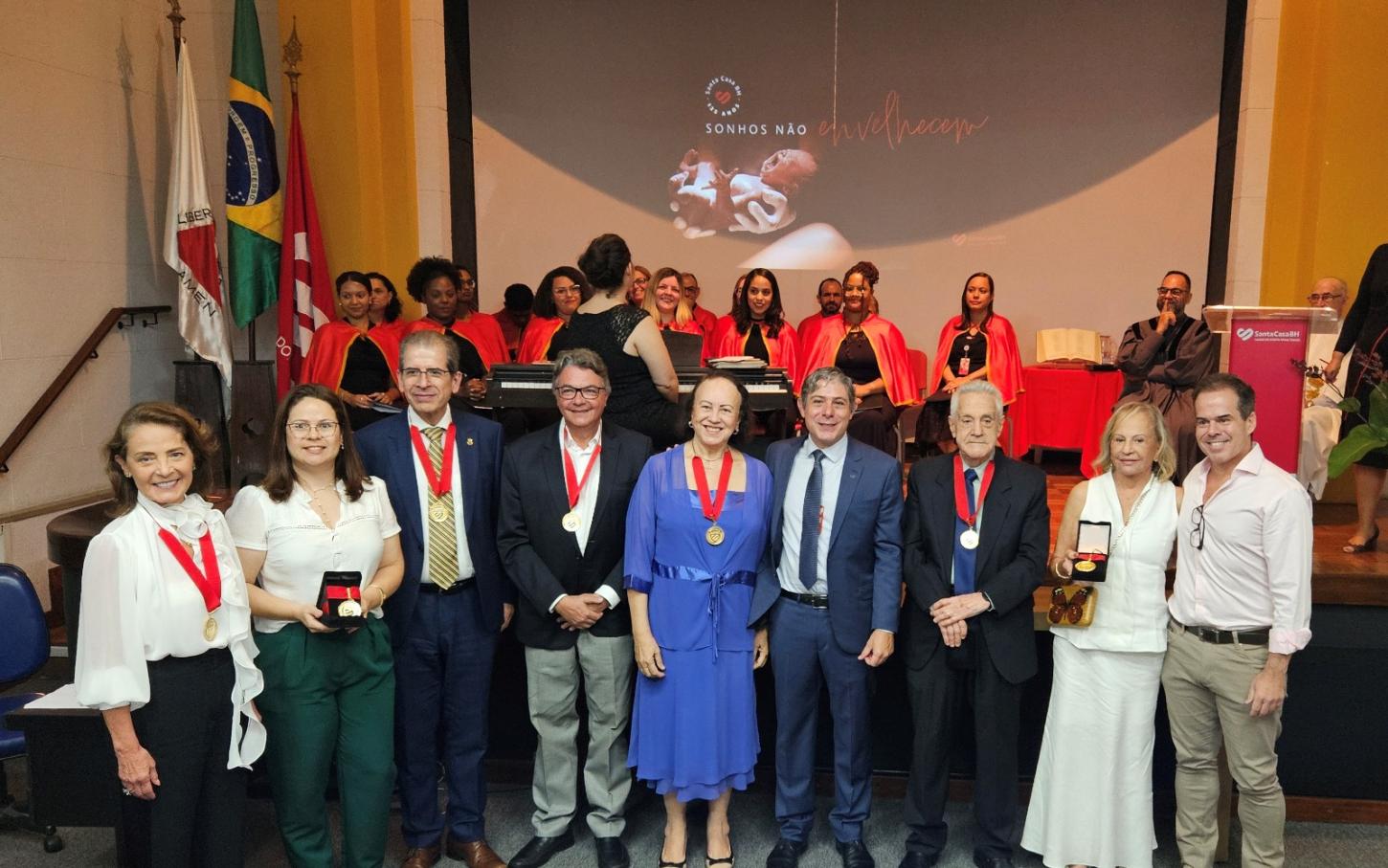  Os homenageados com a Medalha Dr. Aloysio Andrade de Faria