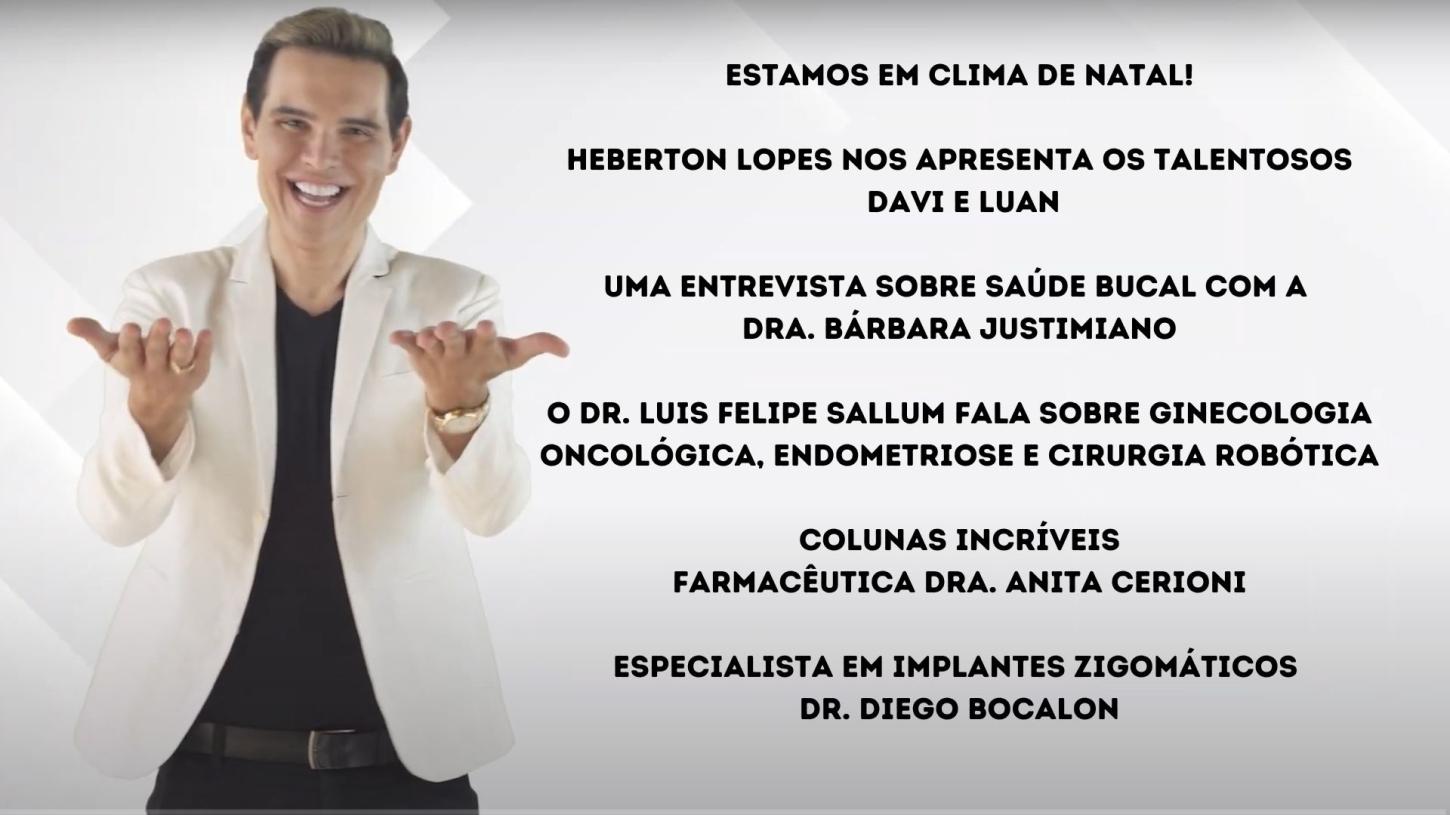 Assista agora o programa André Show exibido em 20/12/2025