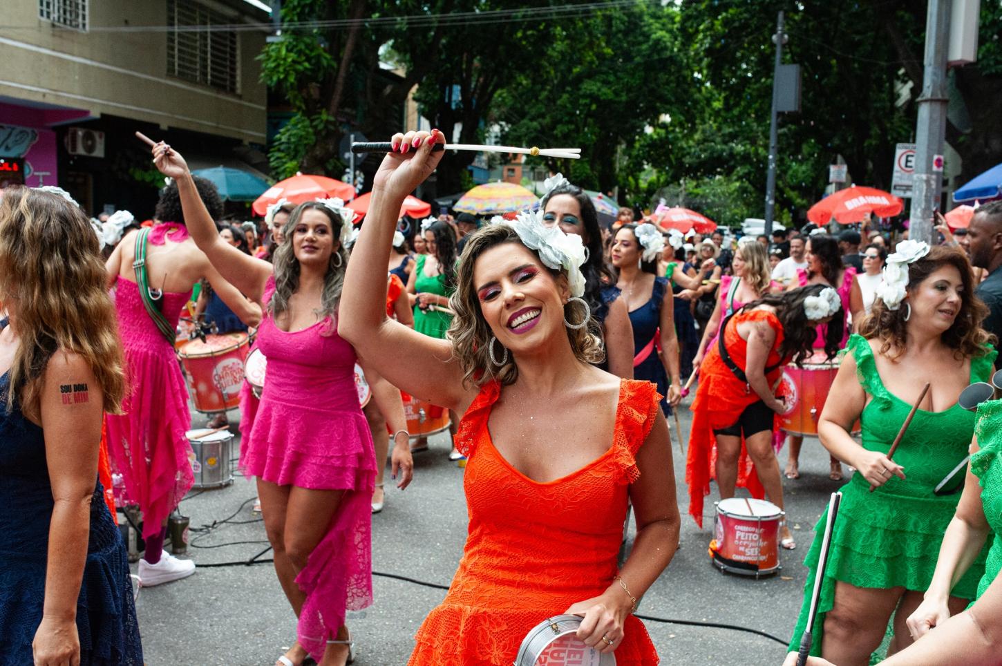 As Charangueiras realizam ensaio aberto no Parque do Palácio neste sábado